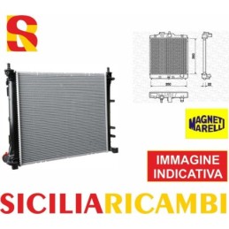 Radiatore raffreddamento motore Renault Kangoo 1.2 /1.4 magneti marelli nuovo