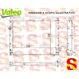 RADIATORE RAFFREDDAMENTO MOTORE FIAT MAREA 2.4 JTD AC VALEO 732784 NUOVO