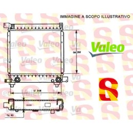 RADIATORE RAFFREDDAMENTO MOTORE MERCEDES BENZ CLASSE E VALEO 731171 NUOVO