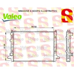 RADIATORE RAFFREDDAMENTO MOTORE VOLKSWAGEN PASSAT DAL 93 AL 97 VALEO 731008