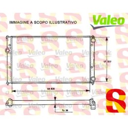 RADIATORE RAFFREDDAMENTO MOTORE SEAT CORDOBA IBIZA II LEON TOLEDO VALEO 731265