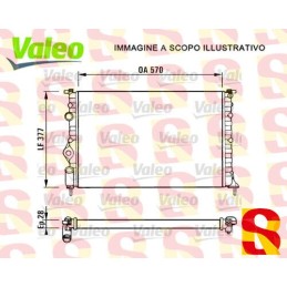 RADIATORE RAFFREDAMENTO MOTORE RENAULT MEGANE SCENIC VALEO 731379