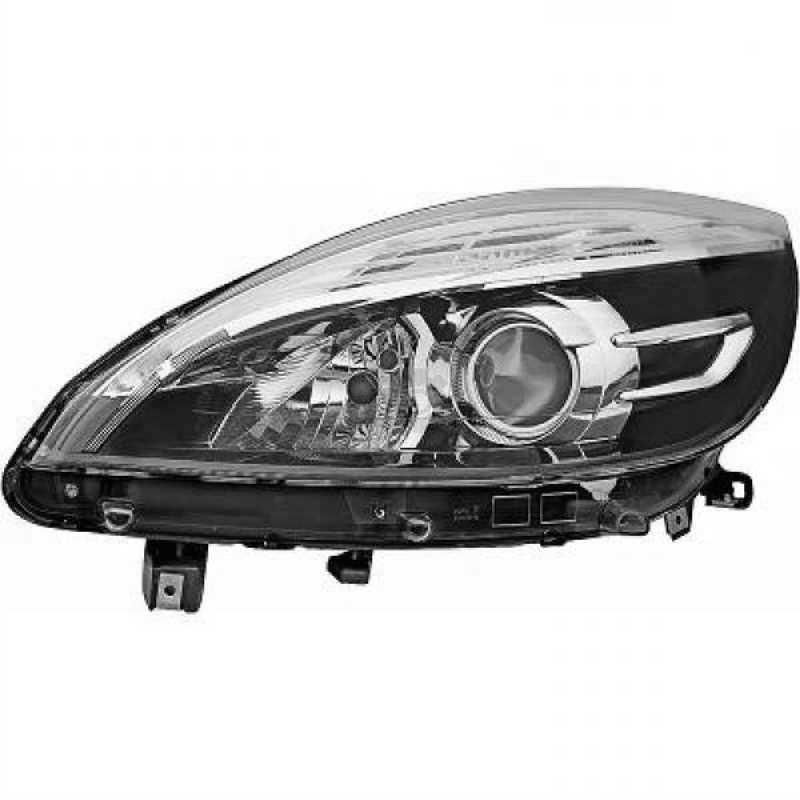 551-1195L-LDEM2 FARO SINISTRO CON MOTORE RENAULT SCENIC III JZ0/1 / GRAND SCENIC