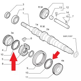 SINCRONIZZATORE 3ª - 4ª MARCIA ALFA ROMEO/FIAT/LANCIA ORIGINALE 46772294